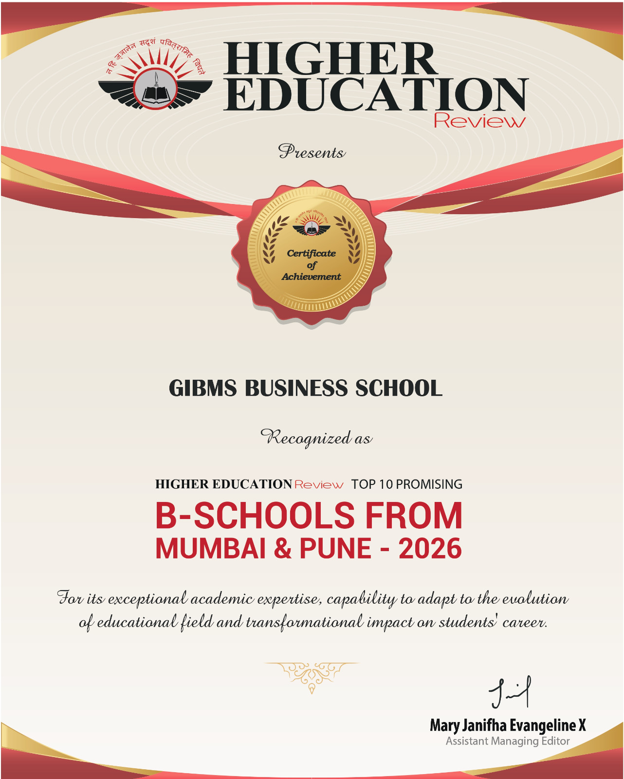 Top 10 Promising B-Schools Mumbai and Pune 2026